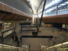 View of the impressive new concourse